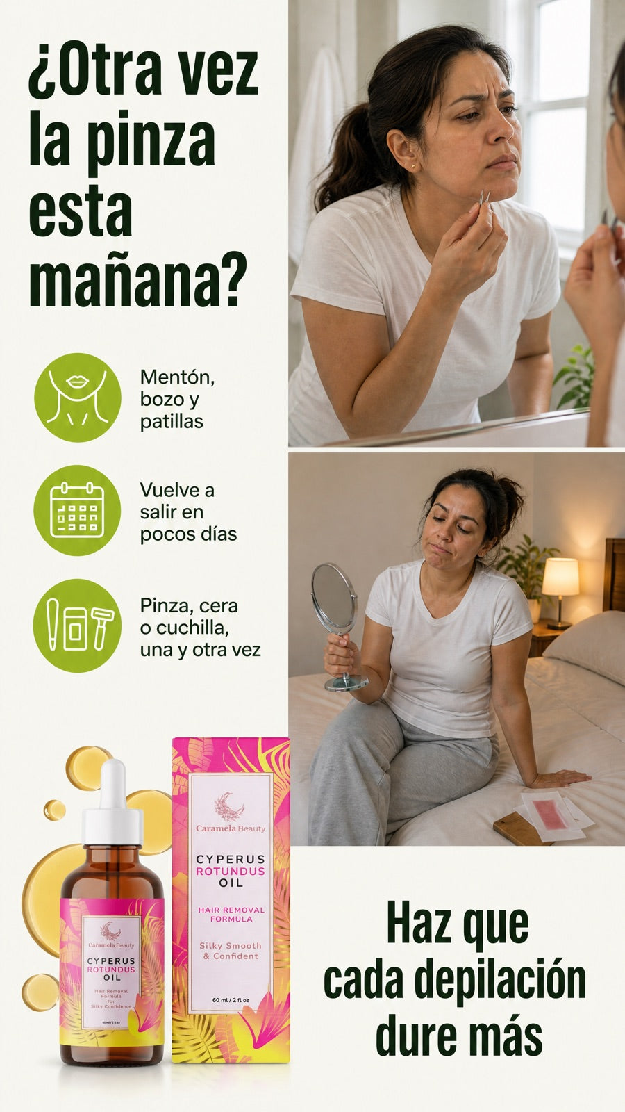 La pinza, la cera o la cuchilla una y otra vez: haz que cada depilación dure más