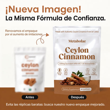 Nueva imagen, la misma fórmula de confianza: empaque renovado de Canela de Ceylán