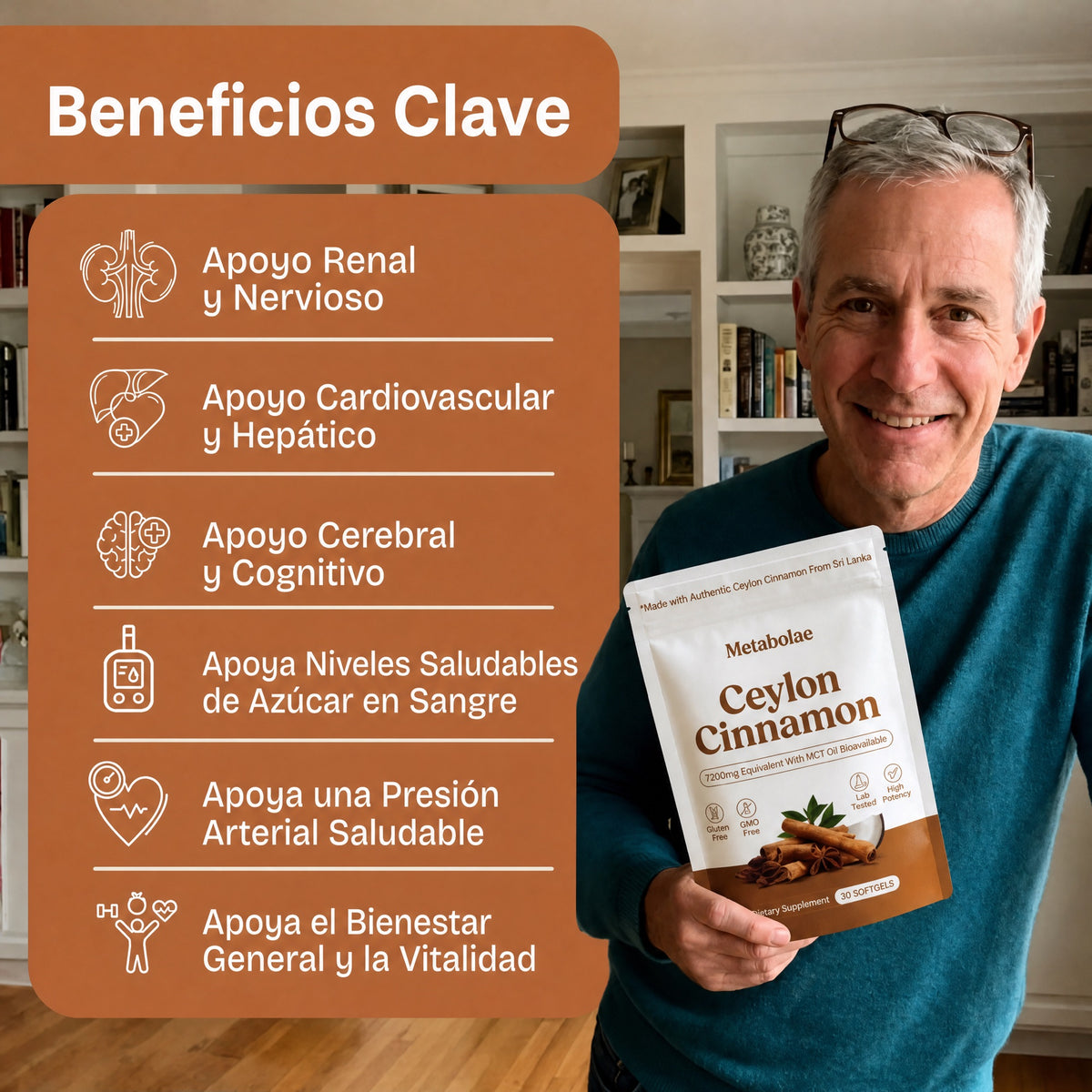 Beneficios clave de la Canela de Ceylán con aceite MCT