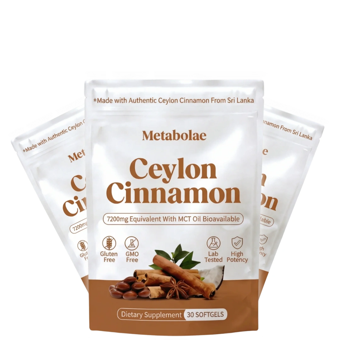 Tres bolsas de Canela de Ceylán Metabolae