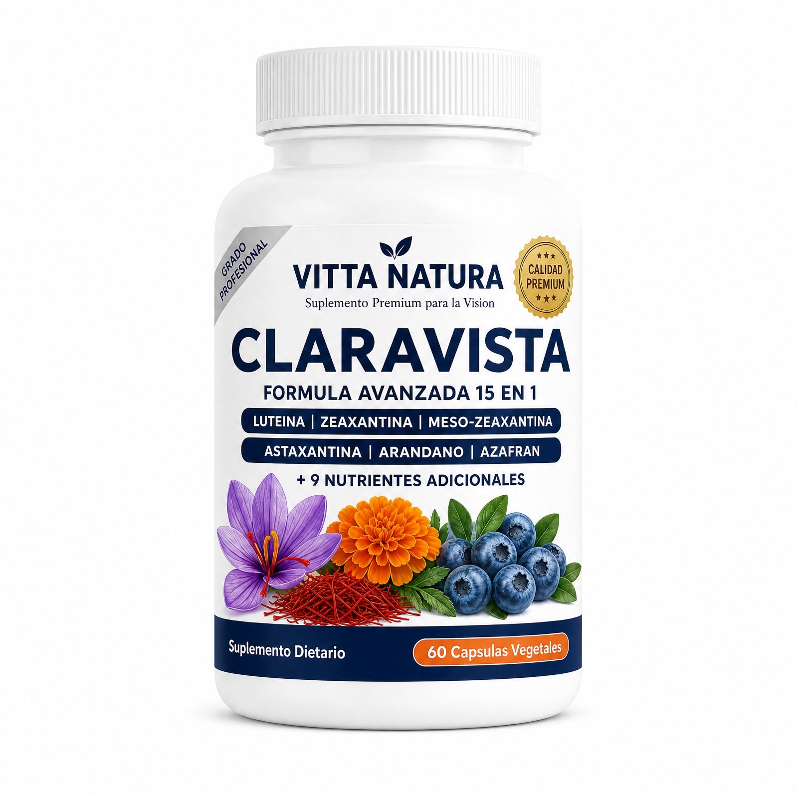 Un frasco de Claravista, tratamiento de un mes