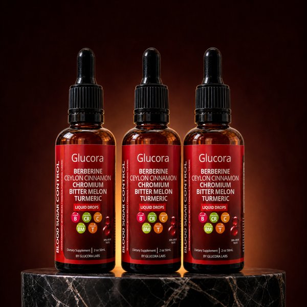 3 frascos de Glucora