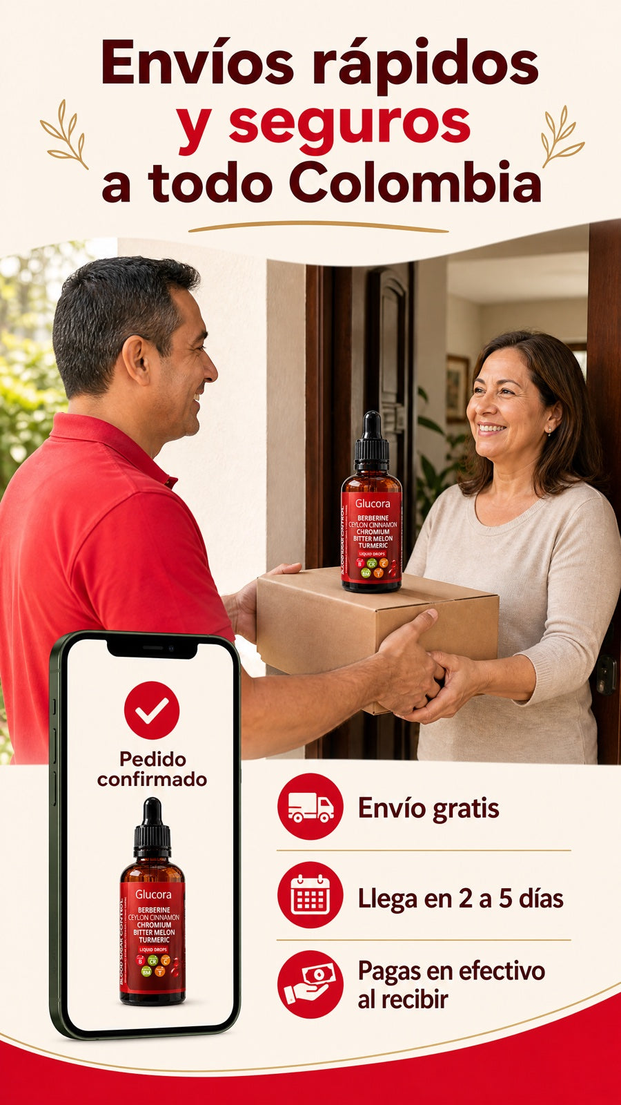Envíos rápidos y seguros a todo Colombia, pagas al recibir