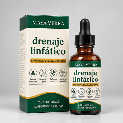 Así llega tu pedido en Colombia: caja y frasco Maya Verra drenaje linfático de 60 ml