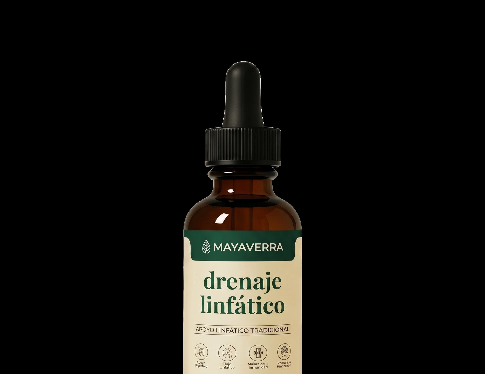 Drenaje Linfático Mayaverra, frasco gotero de 60 ml