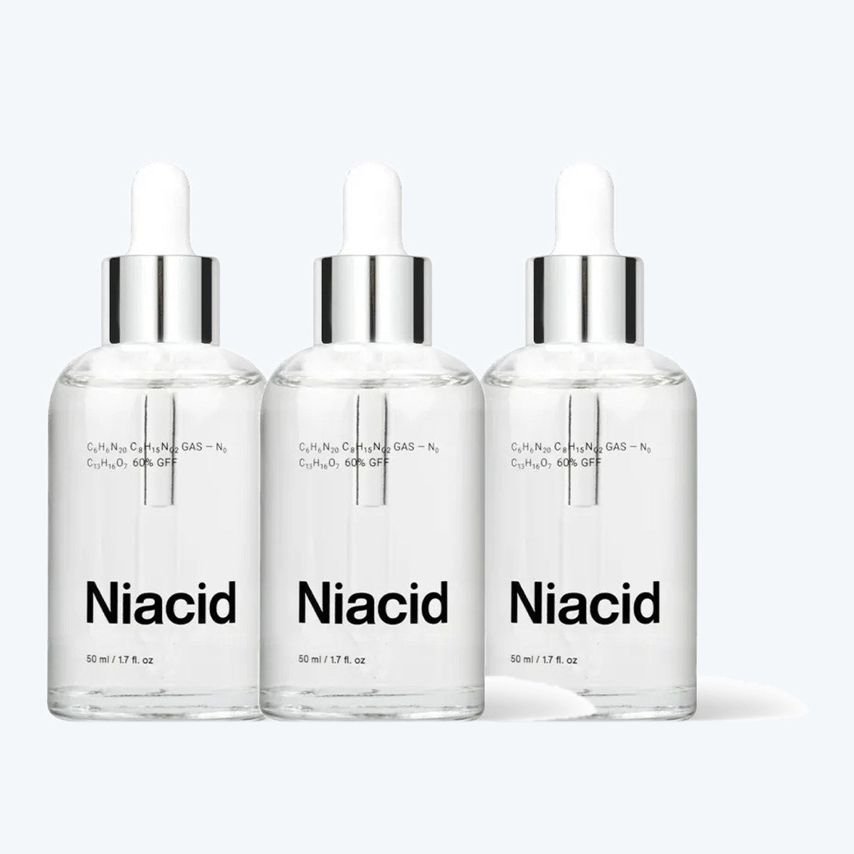 3 frascos de Niacid