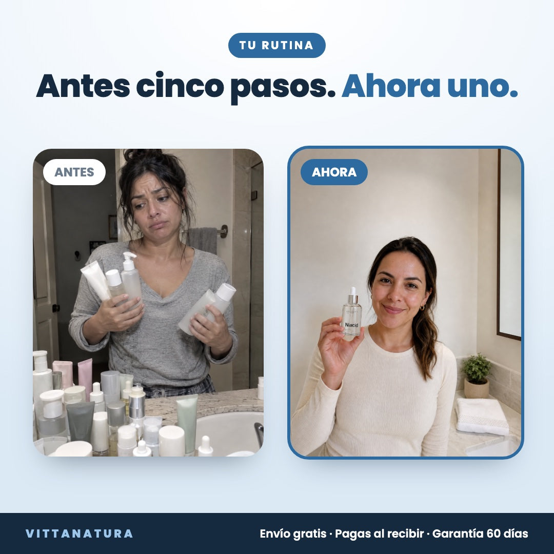 Antes cinco productos, ahora un solo paso con Niacid