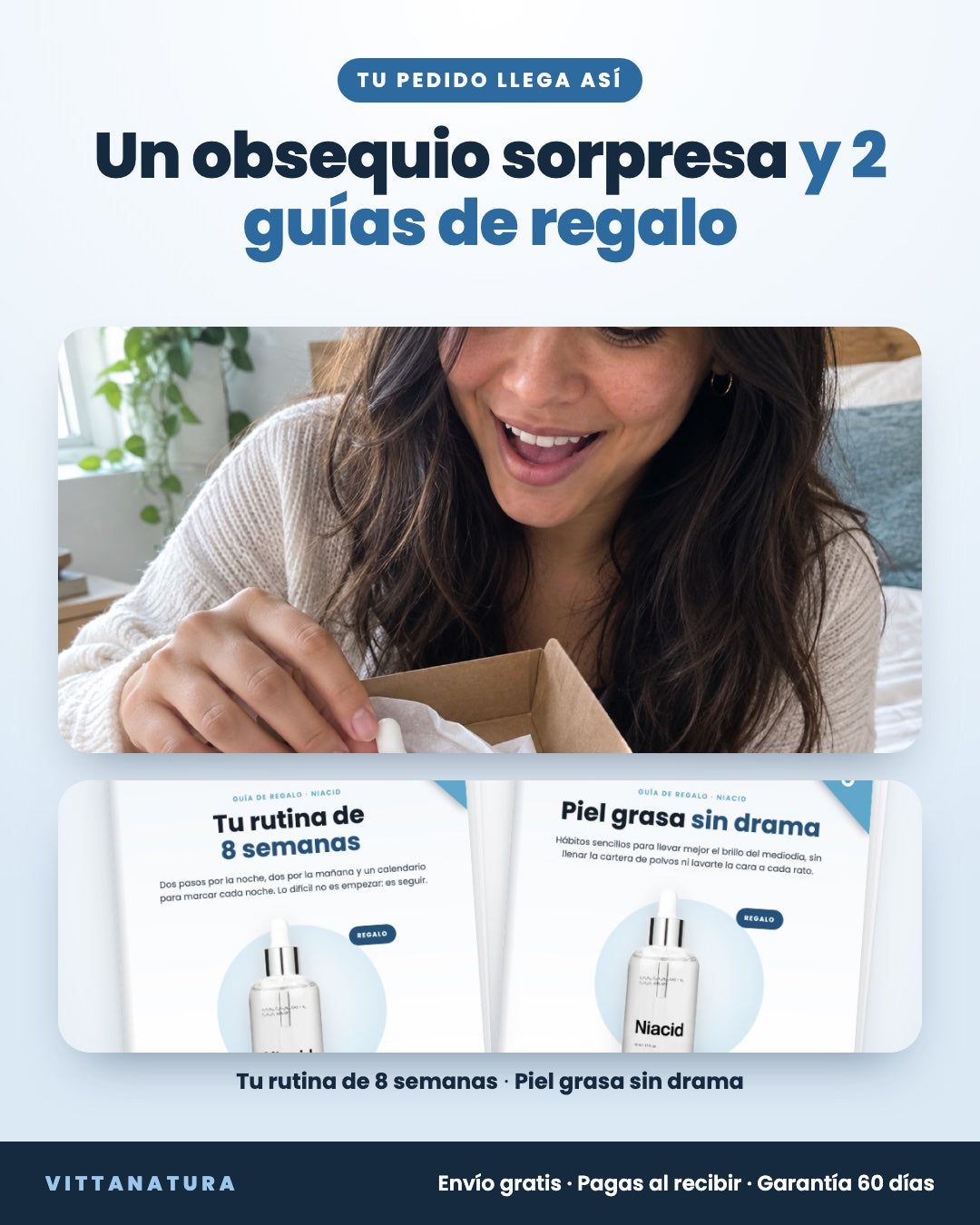 Tu pedido llega con un obsequio sorpresa y 2 guías digitales de regalo