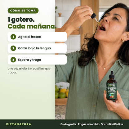 Cómo se toma Thyro Bloom: un gotero cada mañana