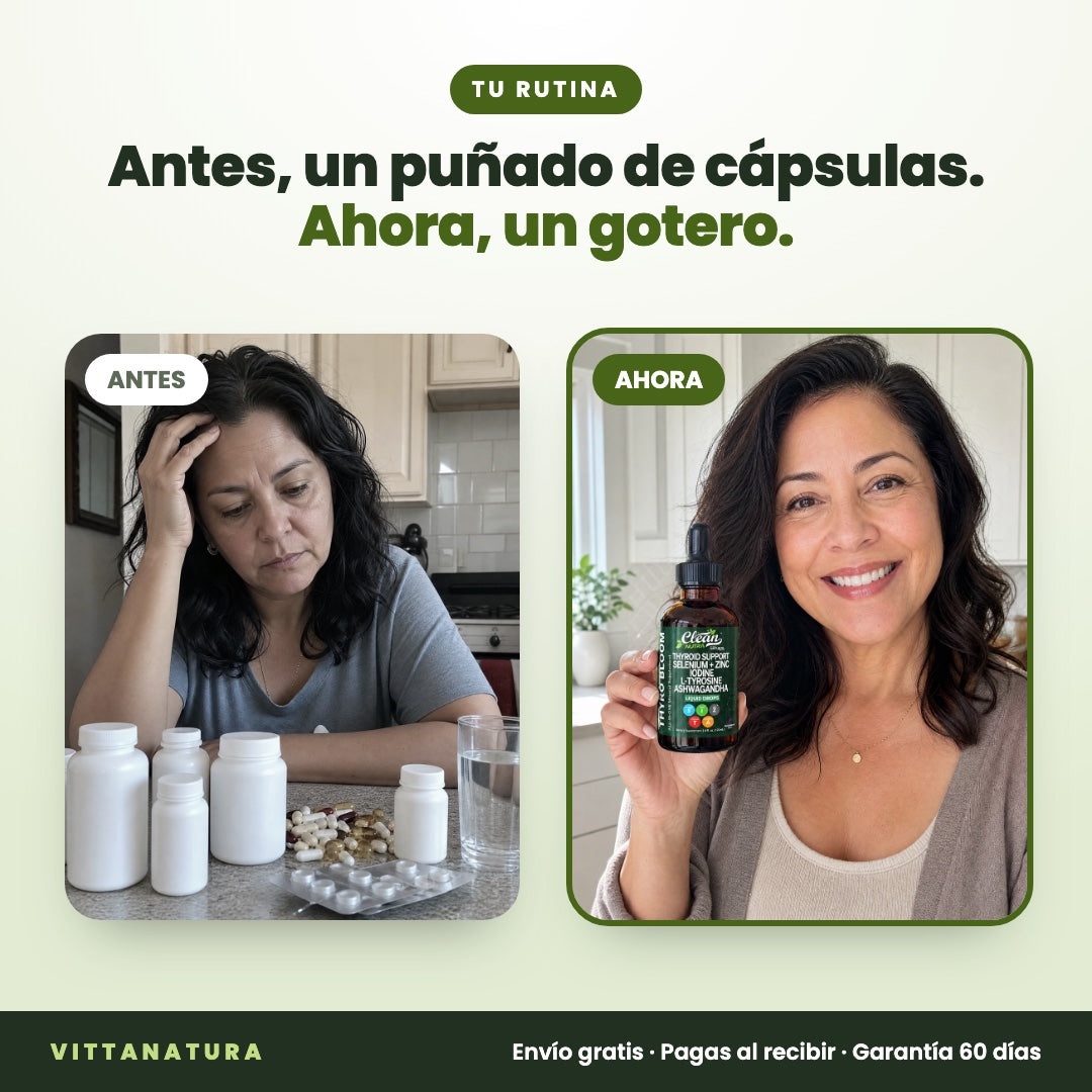 Antes, un puñado de cápsulas. Ahora, un gotero