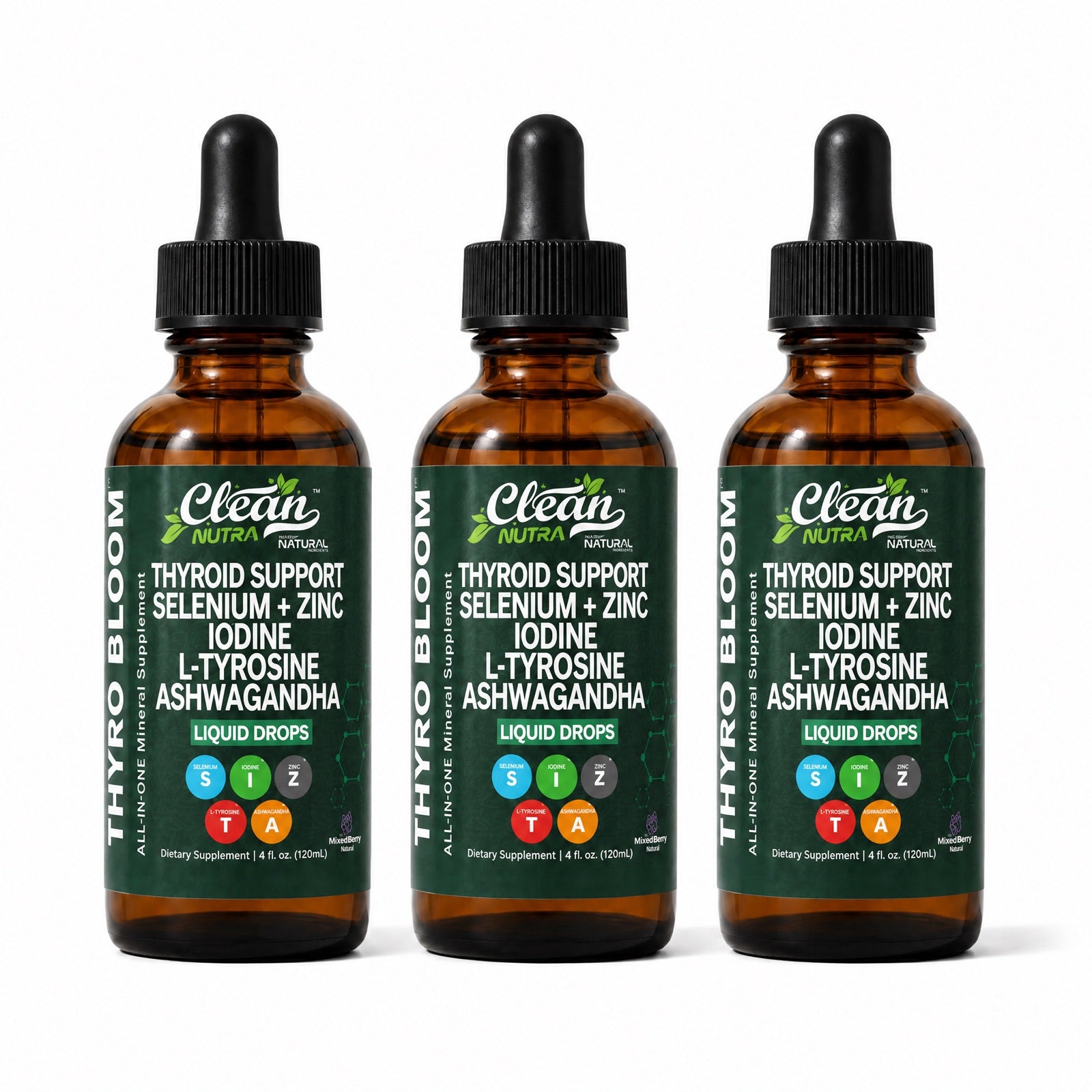 Pack de tres frascos Thyro Bloom