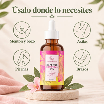 Úsalo en mentón y bozo, axilas, piernas y brazos